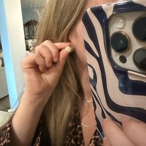 Sparkling Crystal Stud Earrings